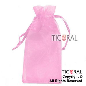 BOLSA ROSA ORGANZA 25X15CM HS2628-19 x 1